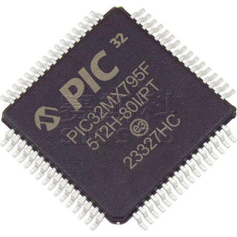 PIC32MX795F512H-80I/PT electronic component chip, 5 units, assembly and delivery.