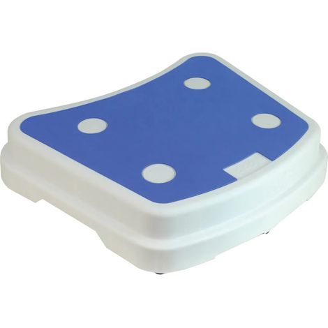 Marchepied de bain Aidapt - Plastique blanc/bleu (1/4)