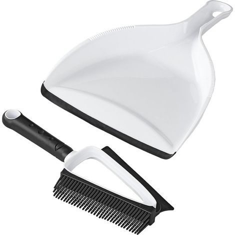 Mini set di paletta e spazzola per la polvere con tergivetro in silicone