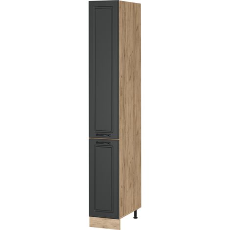 Apothekerschrank R-Line, Anthrazit Landhaus, 30 cm, Vicco