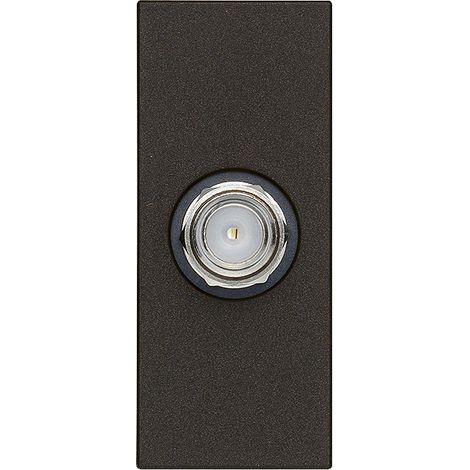 VIMAR - 30318.G Koaxialbuchse Typ F schwarz