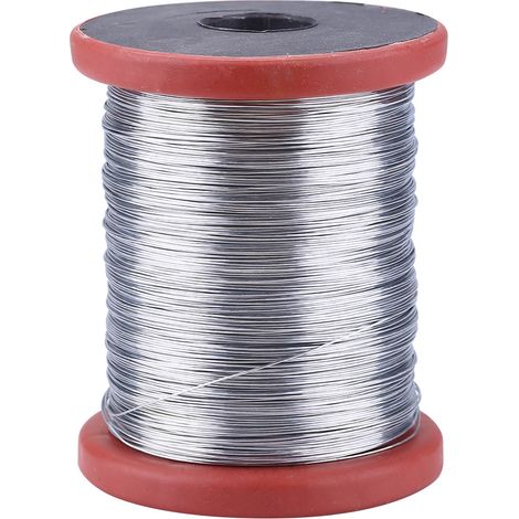 1 rouleau de fil d'acier inoxydable/fer de 500 g pour outils de fabrication de cadres en nid d'abeille (fil de fer) (1/5)