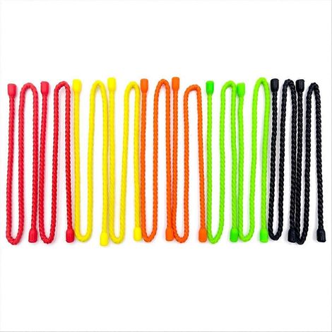 45,7 cm (18 Zoll) lange Silikon-Kabelbinder – Wiederverwendbare und flexible Kabelbinder (1/5)