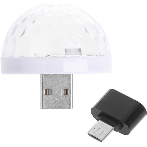 Mini lampe LED USB pour voiture, éclairage d'ambiance néon, décoration intérieure, éclairage d'accentuation néon automobile (1/5)