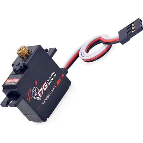 Servomotore digitale robusto con ingranaggi in metallo, -17 g (1/2)