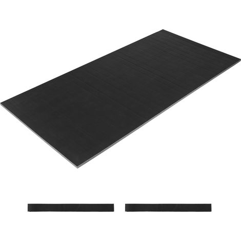 Mophorn Kampfsportmatte 3 x 1,5 m für Heimtraining und Fitnessstudio, wasserfeste und aufrollbare Trainingsmatte für Gymnastik, Jiu-Jitsu, MMA, Judo, Boxen und Yoga, Sportmatte in Schwarz