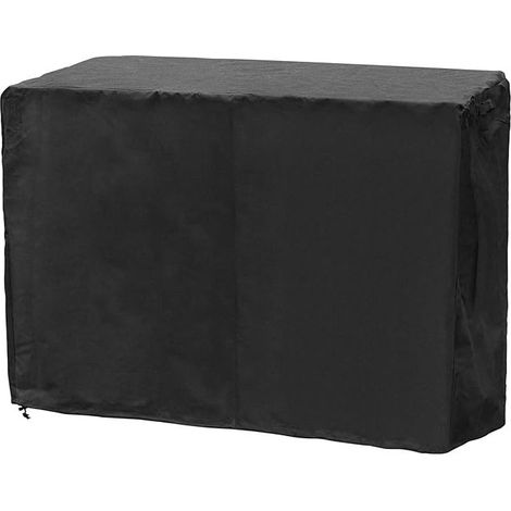 Housse de protection pour chariot de plancha 100x60x90cm - Tissu Oxford 210D résistant - Noir - Imperméable et anti-UV (1/5)