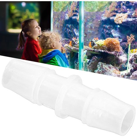 10 Stück werden als einteiliger gerader Verbinder mit gleichem Durchmesser für Aquarien, Fischteiche, Luftpumpen, Schläuche, Pagodenverbinder und Wasserschlaucharmaturen (9,5-9,5 gerade) verkauft. (1/5)