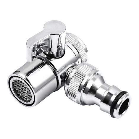 Tuyau de lave-vaisselle portable, séparateur de robinet, adaptateur d'évier, inverseur de robinet de machine à laver, connecteur de robinet (1/2)