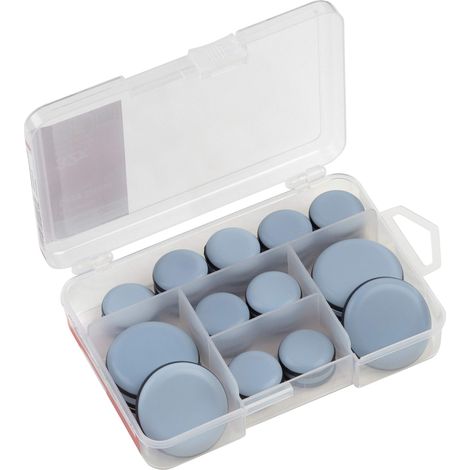 Werkzeyt Easyglider assortimento – PTFE superficie scorrevole – per un facile spostamento di mobili pesanti/set di mobili universali/gradini in teflon per un tavolo da pranzo., 647050 (1/5)