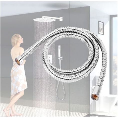Tuyau De Douche Pour Baignoire 150cm Tuyau Pvc Chromé