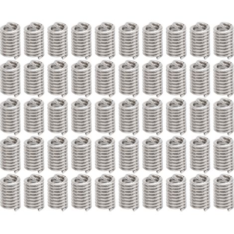 50 pièces inserts filetés métal bague vissée réparation protection jeu américain 4‑403D (1/5)