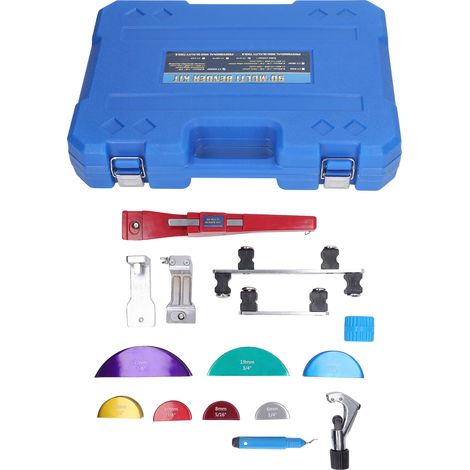 Cintreuse de tube manuelle 1/4 à 7/8 pouces, kit de pliage de tuyaux avec outil de cintrage inversé pour cuivre, aluminium et acier inoxydable (1/5)