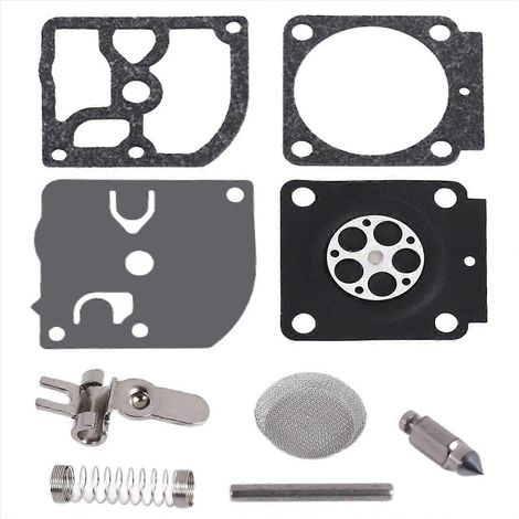 Kit de réparation de carburateur 8 pièces pour débroussailleuse Stihl HS45 FS55 FS38 BG45 MM55: joint et membrane RB-100 - pour entretien de matériel de jardin (1/5)