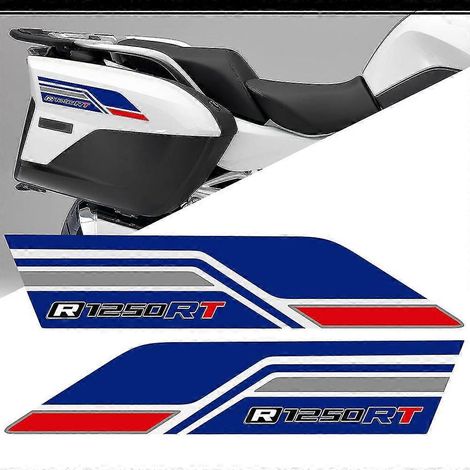 Autocollants R 1250 RT pour BMW R1250RT : protections latérales, valises, coffre, genoux, réservoir, emblème, logo R1250RT (bleu) (3) (1/5)