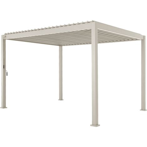 sweeek - Bioklimatische Pergola mit Lamellendach Triomphe 3x4m