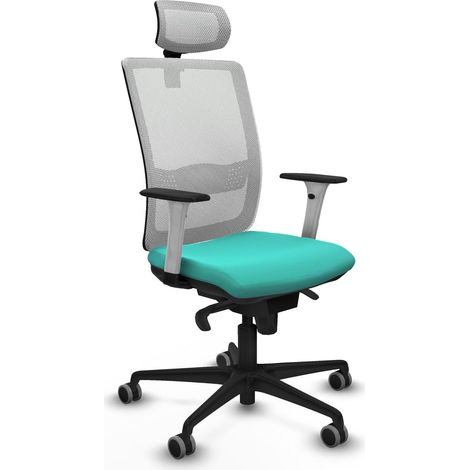 Chaise de bureau piqueras y crespo Haches blanc support lombaire (1/2)