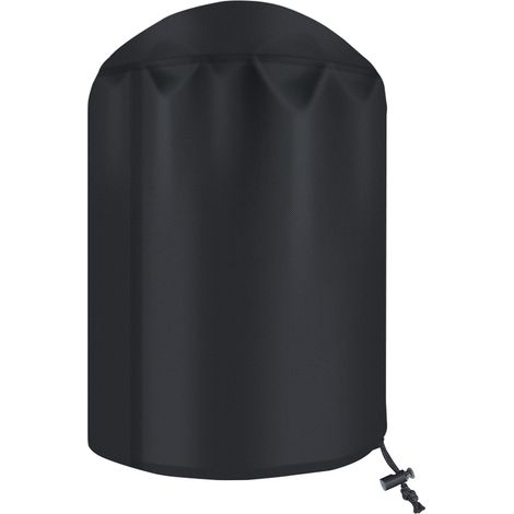 Housse pour barbecue, housse pour barbecue Kettle imperméable et résistante en tissu Oxford 420D indéchirable et résistant aux UV avec sac de rangement (75 x 70 cm) (1/5)