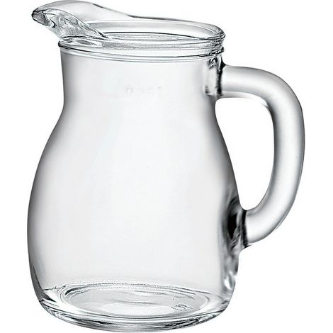 Brocca Caraffa in vetro per acqua o vino bistro' 250 cc Bormioli Rocco (1/4)