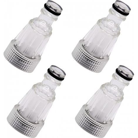 Lot de 4 adaptateurs rapides de tuyau d'arrosage pour filtre à eau accessoires de pompe de nettoyage haute pression utilisé pour les machines de nettoyage haute pression les pompes