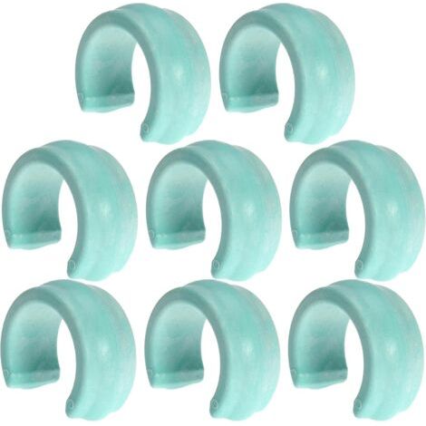Lot de 8 tuyaux de piscine universels compatibles avec la plupart des nettoyeurs de piscine, compatibles avec Baracuda, Hayward, Pentair Kreepy Krauly (1/4)