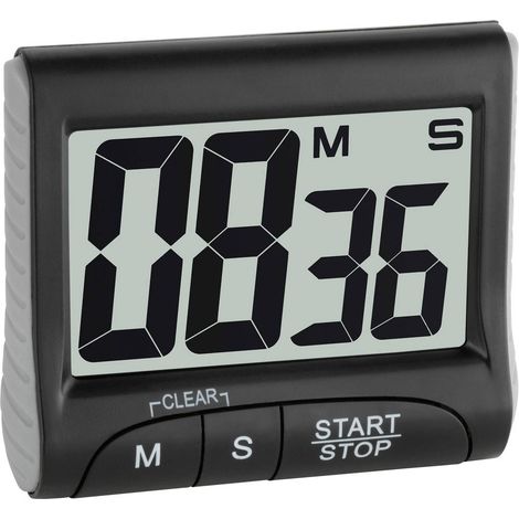 TFA Dostmann 38.2021.01 Timer Nero digitale