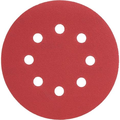 Disque abrasif - Radix - Pro - Velcro 125 mm - P120 - 8 trous (10 pcs)