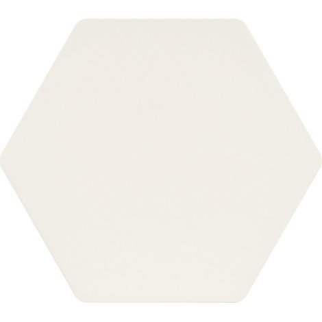 Aelle - Carrelage sol / mur hexagonal blanc 17x15 cm MINIMA8.6 BIANCO - Vendu par boîte de 0.57 m² (1/3)