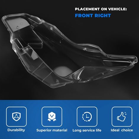 For 20-24 Subaru WRX right headlight cover/front headlight hood (1/5)
