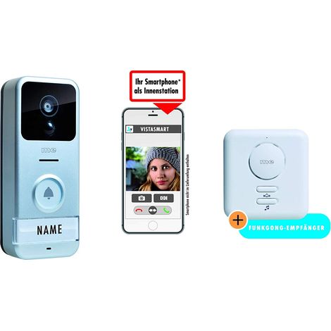 m-e modern-electronics IP-Video-Türsprechanlage WLAN Außeneinheit