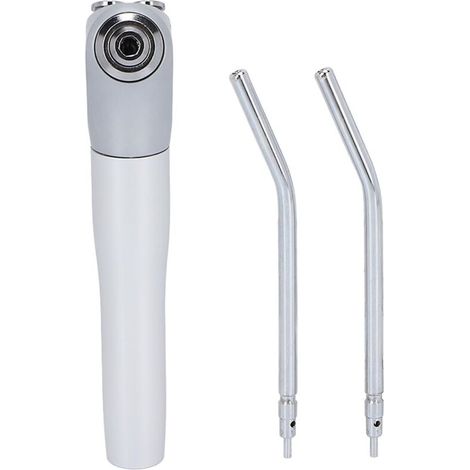 3 Way Air Water Spray Syringe Handpiece with 2 Nozzles Tips Tubes Aluminium Alloy for Dental Equipment (1/5)