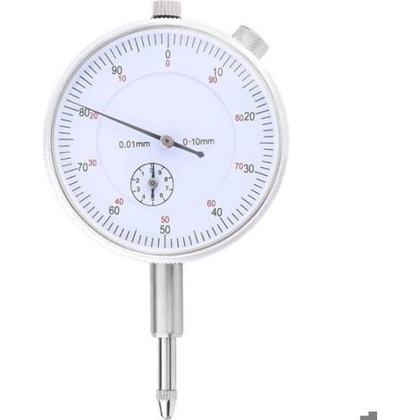 Indicateurs à cadran Métrique Comparateur de Précision 0,01 mm, Plage de 010 mm (1/5)