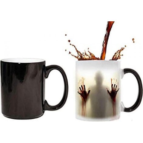 Mug SSRGV The Walking Dead en céramique thermosensible à couleur changeante, 325 ml (11 oz), cadeau surprise (1/5)