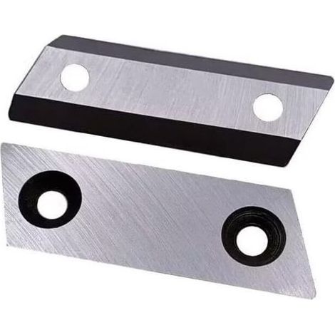 Lot de 2 lames pour outils de jardin - Lames de déchiqueteuse - Les deux lames de coupe s'adaptent au broyeur