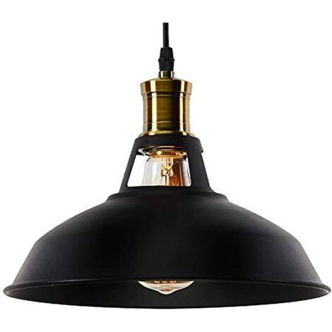 ZOLGINAH Suspension Luminaire Industrielle Vintage E27 Rétro en Métal Lampe Pendante Plafonnier Réglable pour Eclairage Cuisine Salle à manger Salon Corridor Couloir Restaurant (1/5)