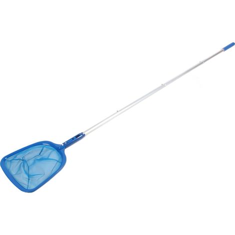 Épuisette à feuilles piscine robuste manche démontable filet skimmer nettoyage pour bains à remous spas fontaines (1/5)