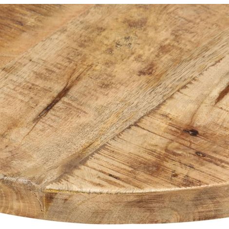 Maison Exclusive - Tischplatte Massivholz Mango Rund 25-27 mm 50