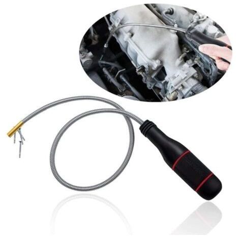 Outil Ramassage Magnétique,Magnétique Flexible Aimant,Outils Portable Aimant de 550 mm,Flexible Mecanique Balais Magnétique pour vis,Recherche de Pièces, éviers (1/4)