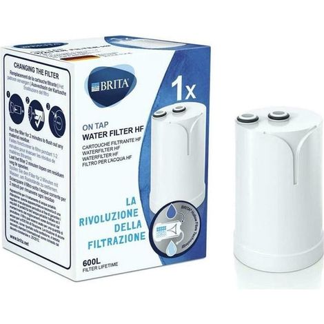 Brita Wasserfilter für den Wasserhahn weiße Filterkartusche