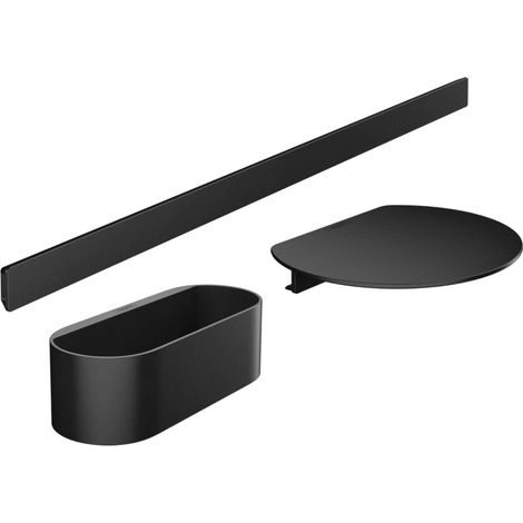 Hansgrohe WallStoris - Accessoires de salle de bain, noir mat 27966670 (1/5)