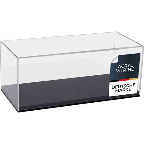 HMF 46804 Acryl Vitrine für Modellautos, Figuren, 34 x 16 x 14 cm (1/5)