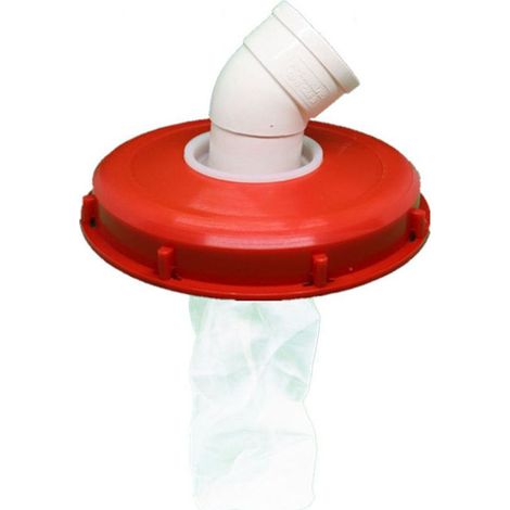 Couvercle IBC avec Filtre en Nylon, 245mm Filtre Cuve IBC Couvercle, rouge (1/3)