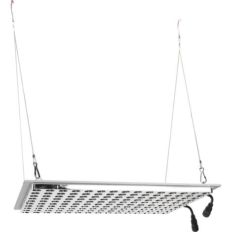 Lampe de croissance pour plantes 300 W Quantum à spectre complet, 150 LED, multifonctionnelle, avec minuterie et fonction de groupement. Convient pour la culture en serre et la croissance des semis. N (1/5)