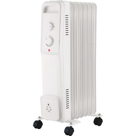 OPTEX Radiateur Bain d'Huile 1500W avec voyant LED