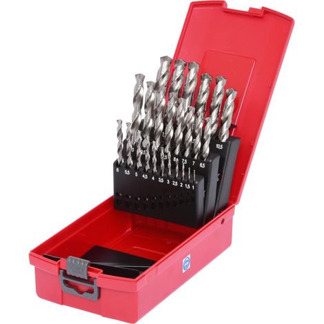 Coffret de forets étagés HSS TiN, en box PVC, 25 pcs 1-13mm (1/3)