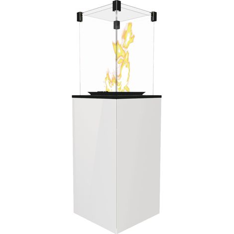 Terrassenheizer Patio Glas weiß manuelle Steuerung 8,2kW (1/5)