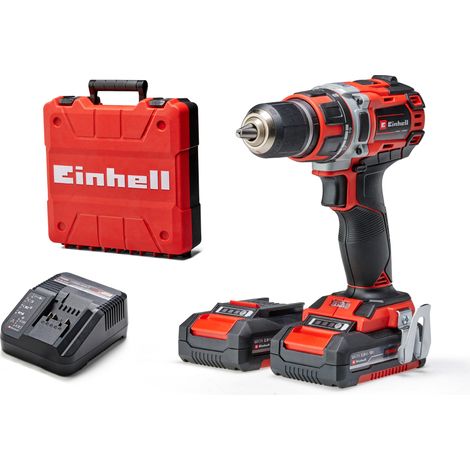 Einhell Professional Perceuse Visseuse sans fil TP-CD 18/50 Li BL PXC (Li-ion, 18V, Brushless, Couple 50 Nm) Livré avec 2 Batteries 2,0Ah et un Chargeur (1/5)