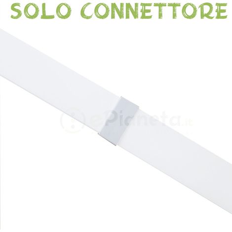 Sistema componibile Canalina per cavi elettrica 80x60 mm in plastica passacavi bianco coprifili a parete Connettore