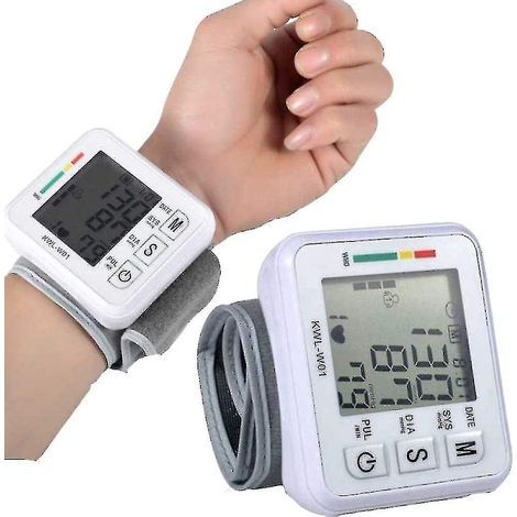 Tensiomètre avec bracelet ajustable et écran LCD - Nouveauté 2024 (1/4)