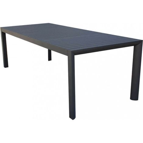 Tavolo Allungabile Houston 225/300x100x75 h cm in Alluminio Antracite (1/5)